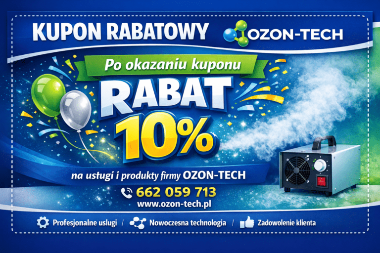 Rabat na usługi w Ozon-Tech